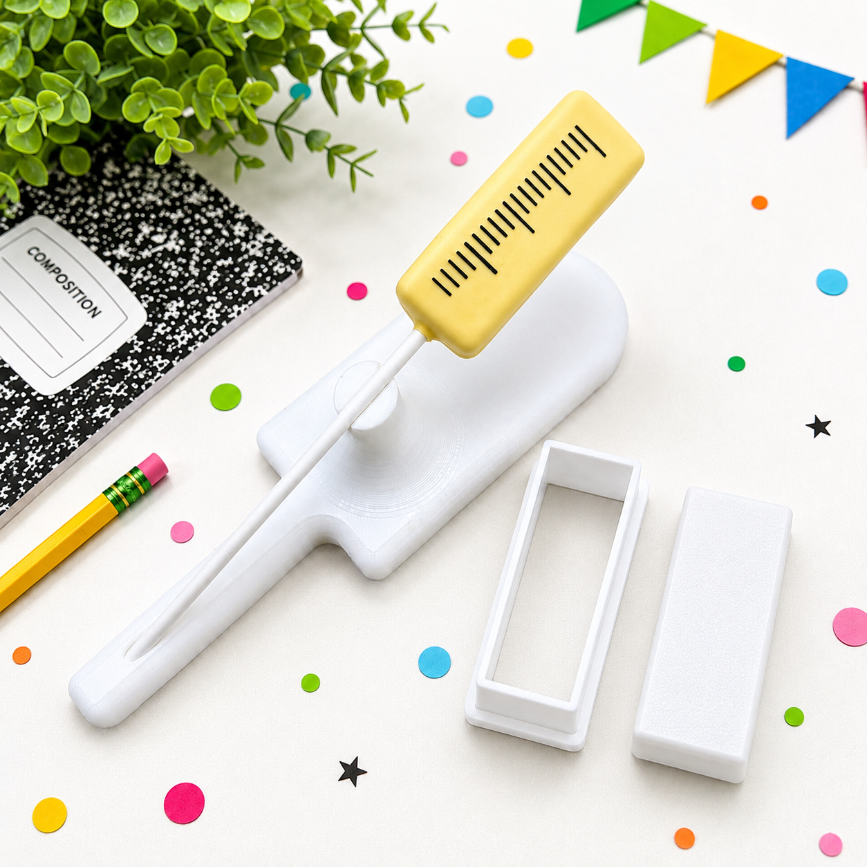 Rectangle Cake Pop Cutter – Ruler Size