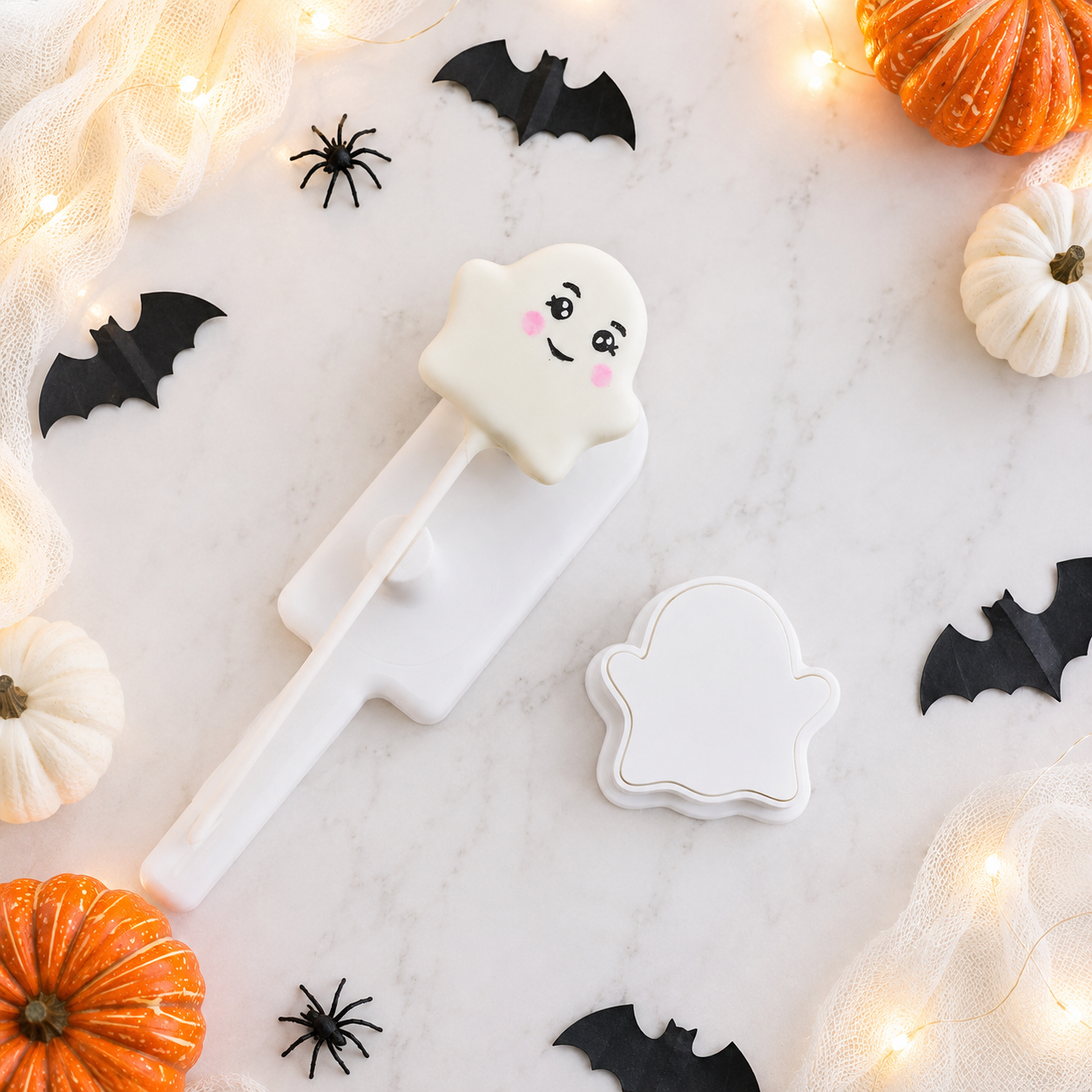 Ghost Cake Pop Cutter with Matching Plunger