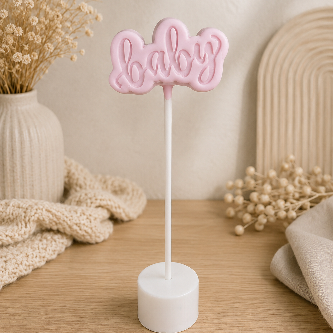 Baby Cake Pop Cutter & Stamp Set | Baby Shower Cake Pop Decorating Set