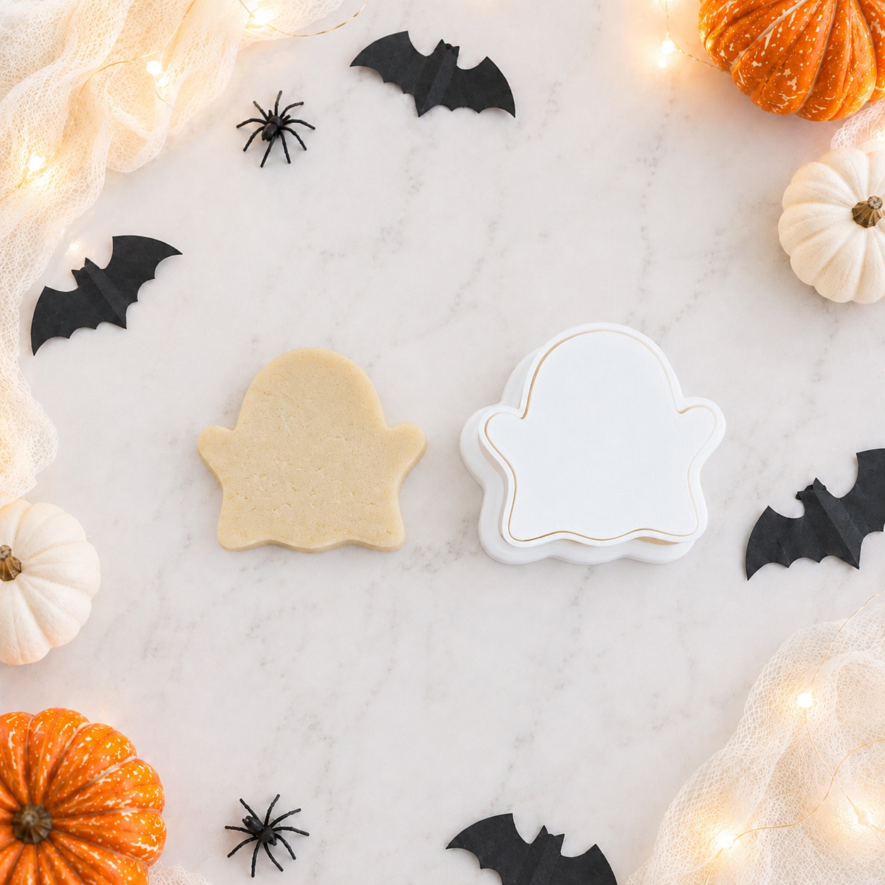 Ghost Cake Pop Cutter with Matching Plunger