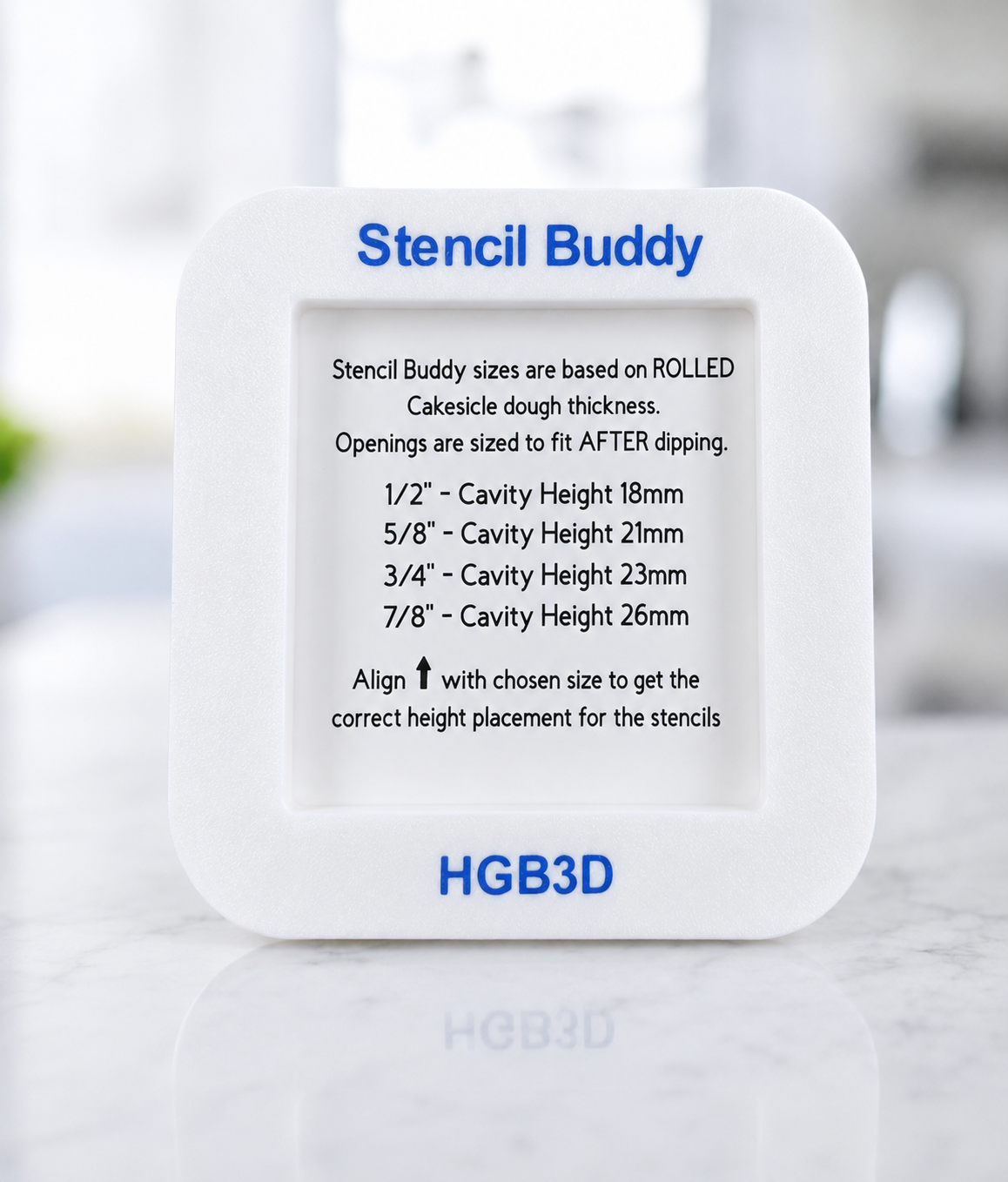 Cakesicle Stencil Buddy | Hands-Free Decorating Tool | Cakesicle Stencil Holder