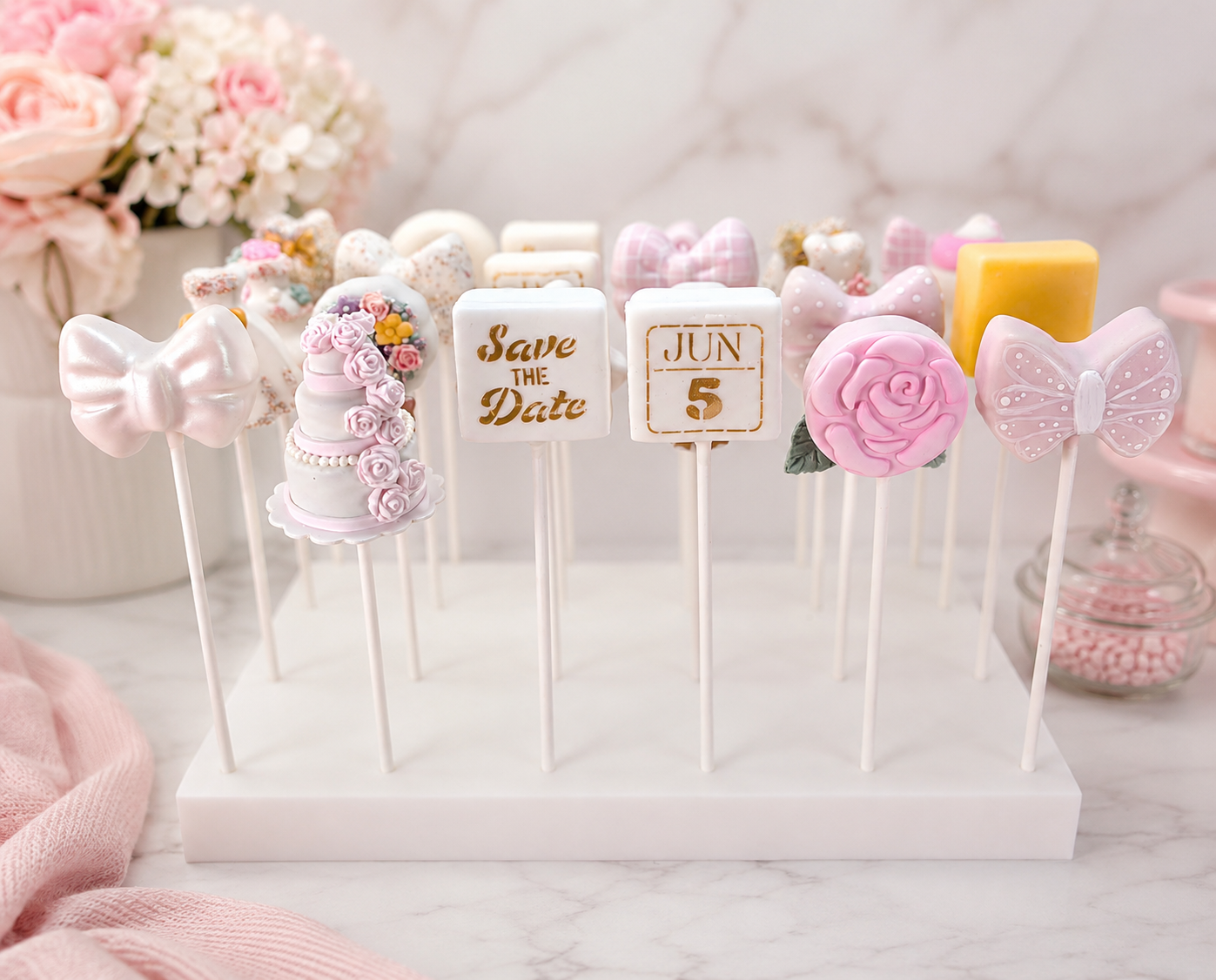 Cake Pop Stand - 24 Hole | Dipping, Drying & Display Rack