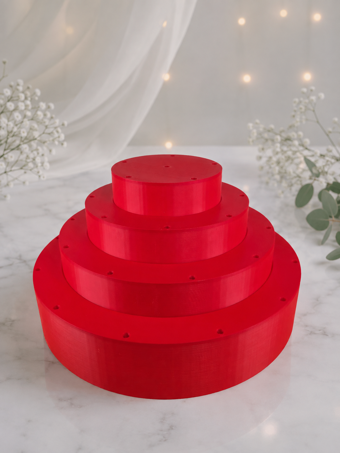 Beauty Marks Collection, Collapsible Cake Pop Tower, 36-Count 4-Tier Cake Pop Stand (Cosmetic Blemishes)