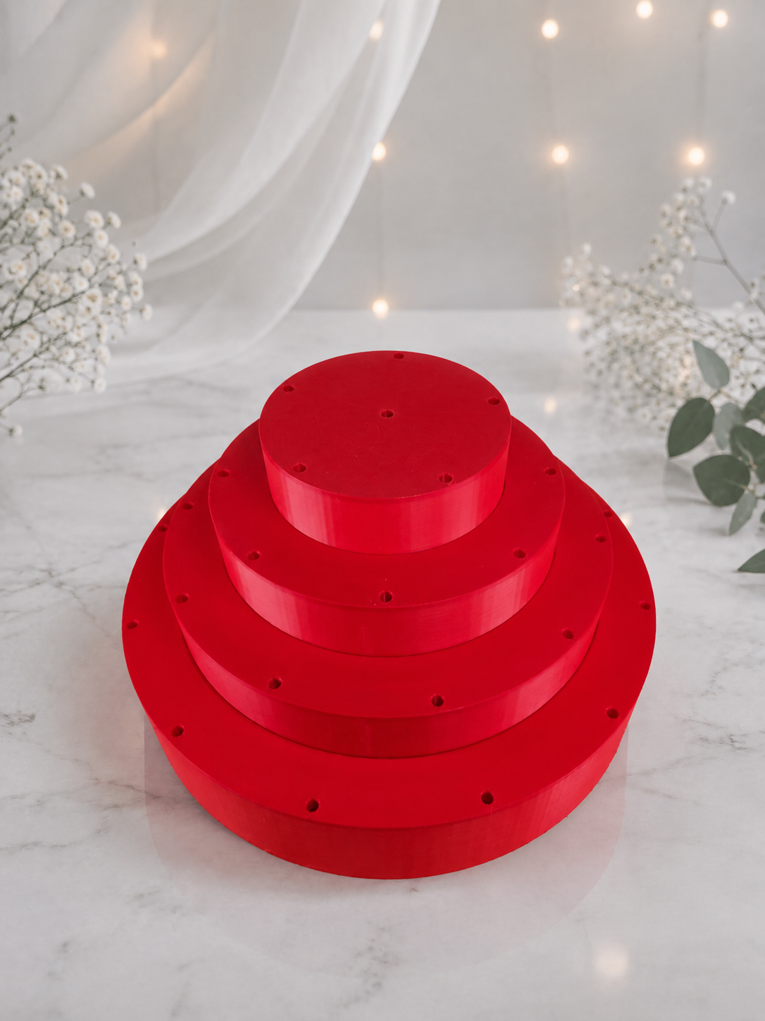 Beauty Marks Collection, Collapsible Cake Pop Tower, 36-Count 4-Tier Cake Pop Stand (Cosmetic Blemishes)