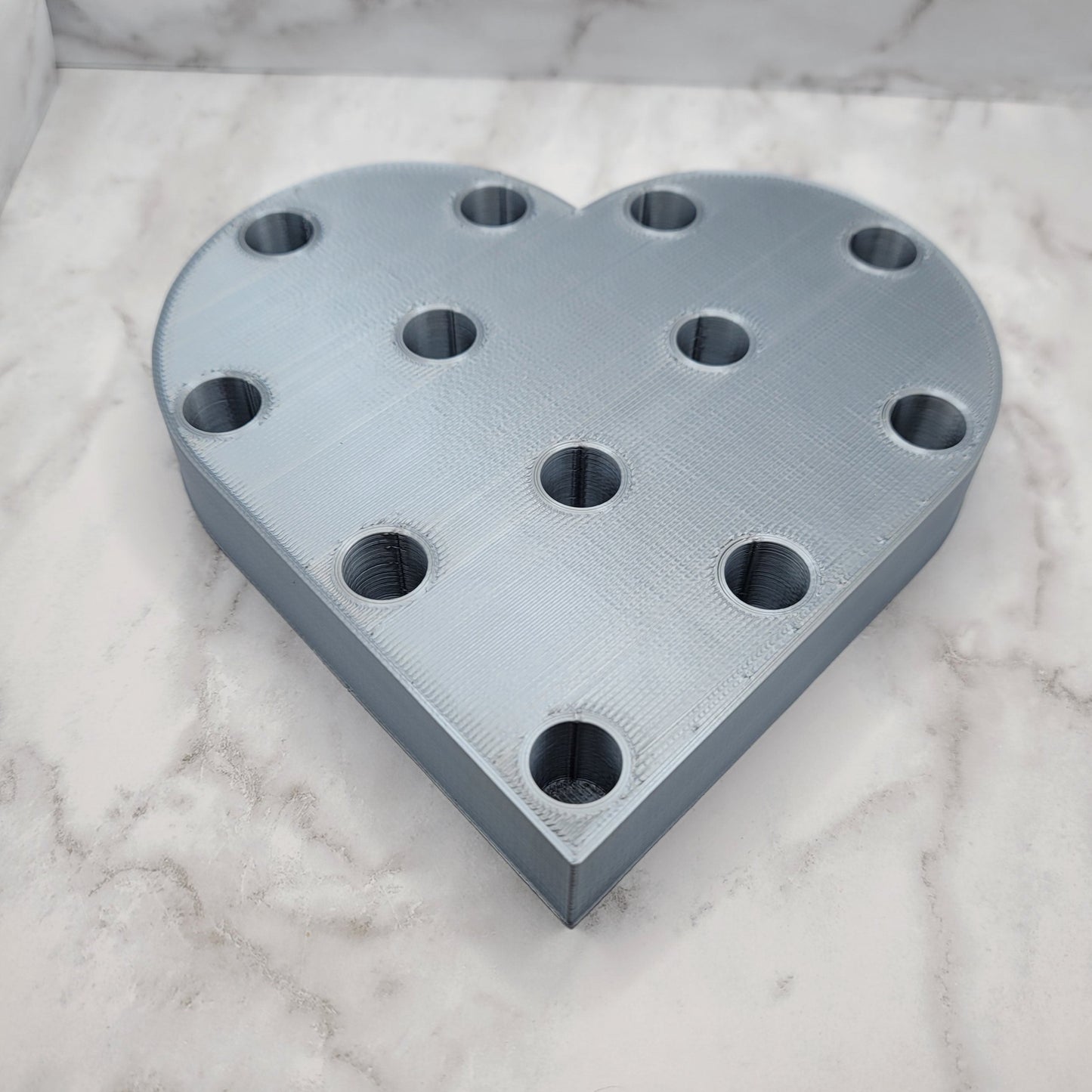 Heart Shaped 12 Hole Pretzel Rod Stand